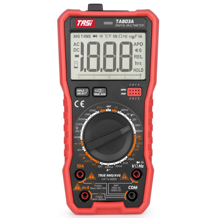 TASI TA803A Digital High Precision Multimeter Digital Display Household Multifunction Electrician Multimeter - Digital Multimeter by TASI | Online Shopping South Africa | PMC Jewellery