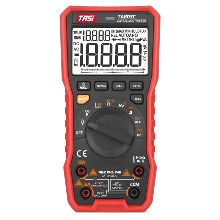 TASI TA803C Digital High Precision Multimeter Digital Display Household Multifunction Electrician Multimeter - Digital Multimeter by TASI | Online Shopping South Africa | PMC Jewellery | Buy Now Pay Later Mobicred