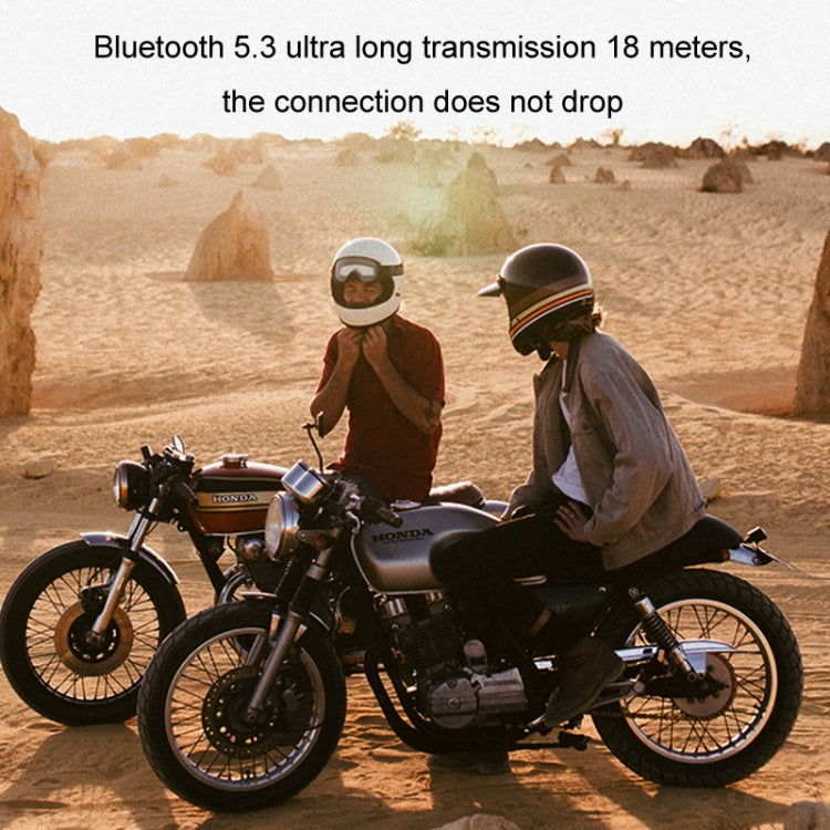 KUQIBAO Motorcycle Helmet Built-in Waterproof Bluetooth Earphone(Hard Microphone) - Motorcycle Walkie Talkie by KUQIBAO | Online Shopping South Africa | PMC Jewellery | Buy Now Pay Later Mobicred