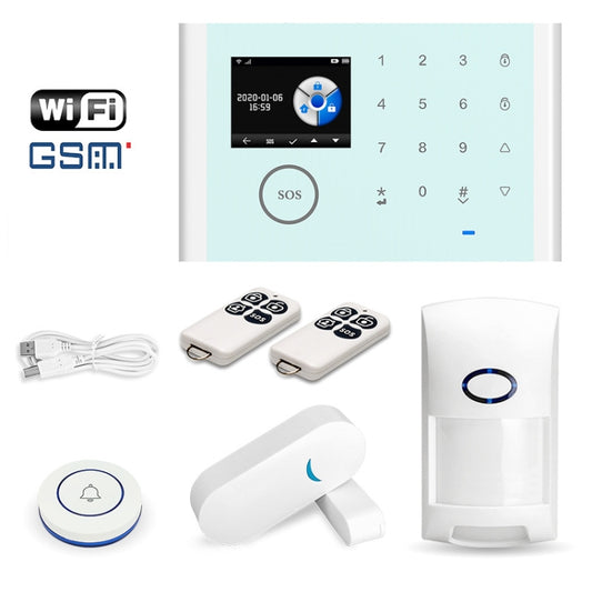 CS118   WIFI+GSM Tuya Smart Voice Alarm System Supports Amazon Alexa/ Google Assistant, Spec: Package 1 - Alarm System by PMC Jewellery | Online Shopping South Africa | PMC Jewellery