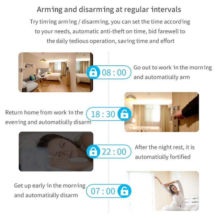 CS118   WIFI+GSM Tuya Smart Voice Alarm System Supports Amazon Alexa/ Google Assistant, Spec: Package 2 - free shipping - PMC TechLife - Order now!