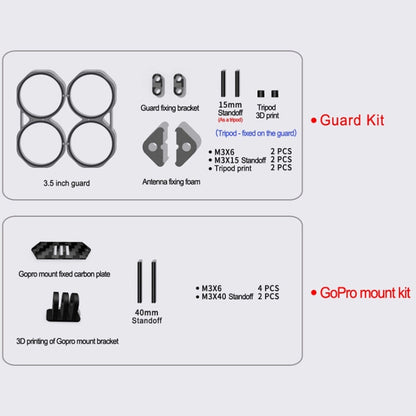 Suitable for DJI Avata 3.5-inch Upgrade Frame Kit, Style: Rack -  by PMC Jewellery | Online Shopping South Africa | PMC Jewellery