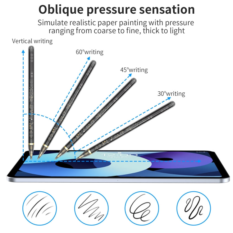 AhaStyle PE03 For iPad 2018-2022 Series Fast Charging Long Standby Transparent Touch Screen Pen - free shipping - PMC TechLife - Order now!