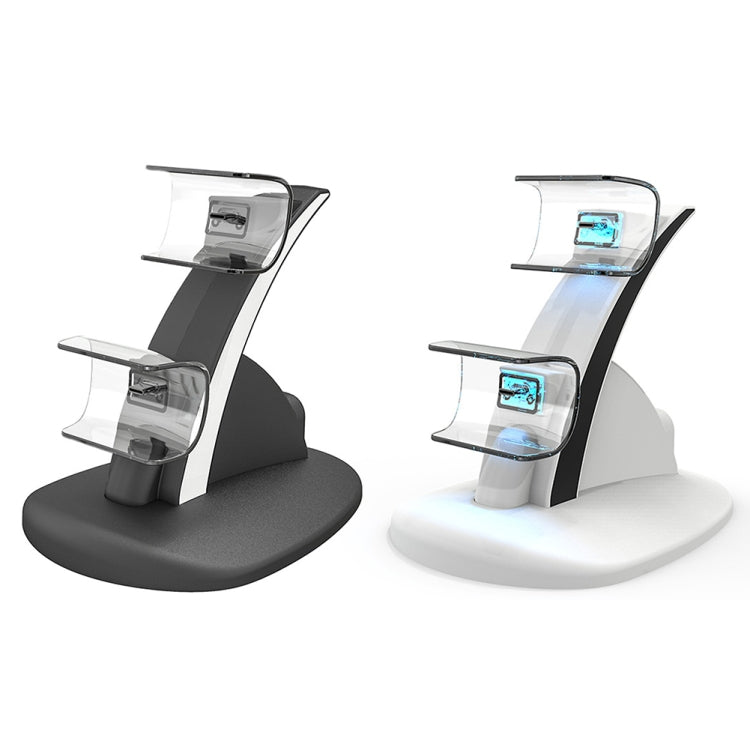iplay HBP-253 For PS5 Game Wireless Handle Double Charging Base Placement Bracket(Black) - free shipping - PMC TechLife - Order now!