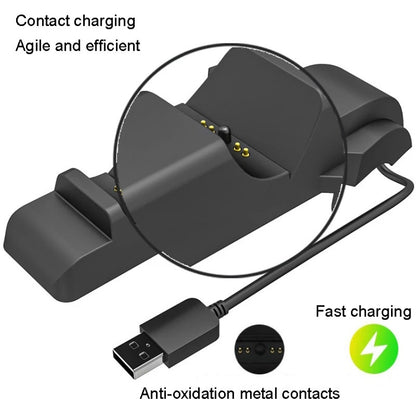 iplay HBP-300 For PS5 Game Handle Contact Dual Charging Base(Black) - Charger & Power by iplay | Online Shopping South Africa | PMC Jewellery