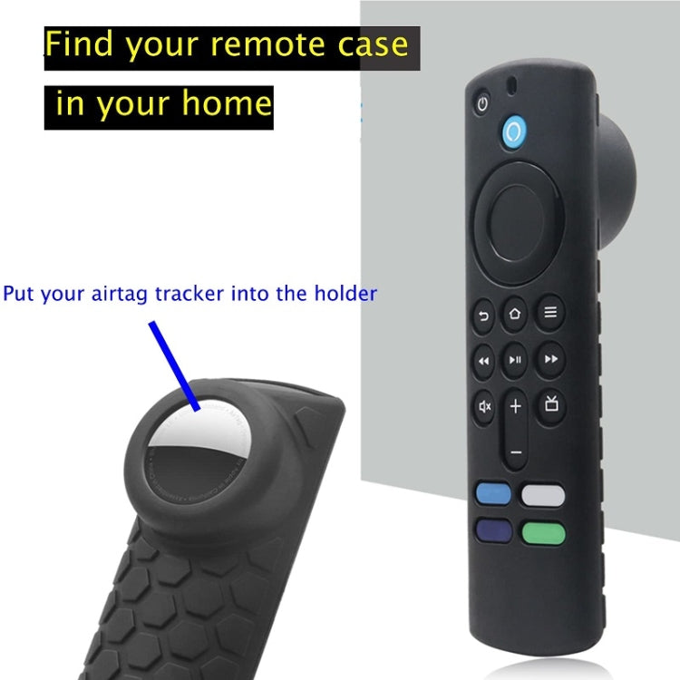 2pcs Remote Control Case For Amazon Fire TV Stick 2021 ALEXA 3rd Gen With Airtag Holder(Luminous Green) - Remote Control Covers by PMC TechLife | Online Shopping South Africa | PMC TechLife