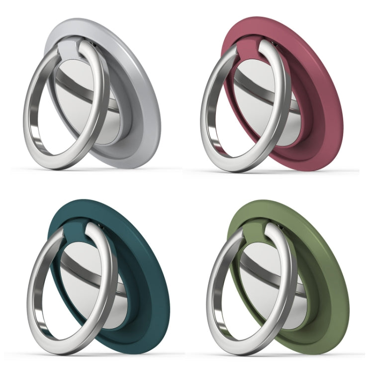 5pcs Car Magnetic Metal Ring Buckle Mobile Phone Holder(Avocado Green) - free shipping - PMC TechLife - Order now!