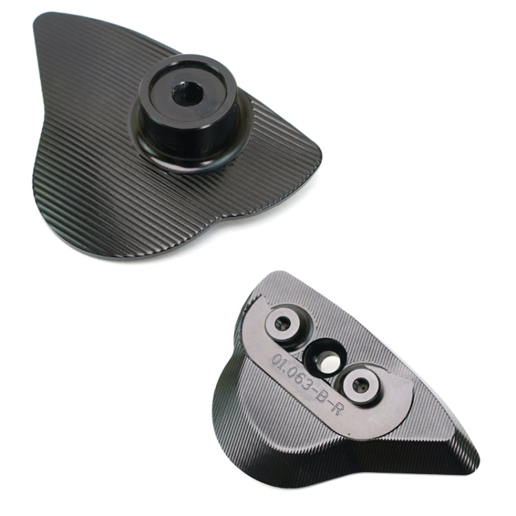 For YAMAHA YZF-R6/R7 Motorcycle Fixed Wing Reflector(Black) - Side Mirrors by PMC TechLife | Online Shopping South Africa | PMC TechLife | Buy Now Pay Later Mobicred