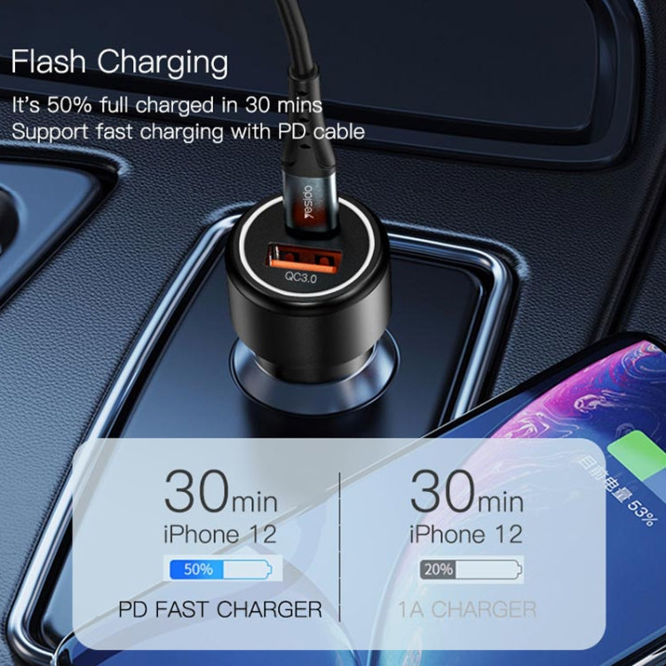 Yesido Y43 Dual USB Port Car Fast Charger Cigarette Lighter 36W Car Charger - Car Charger by Yesido | Online Shopping South Africa | PMC Jewellery