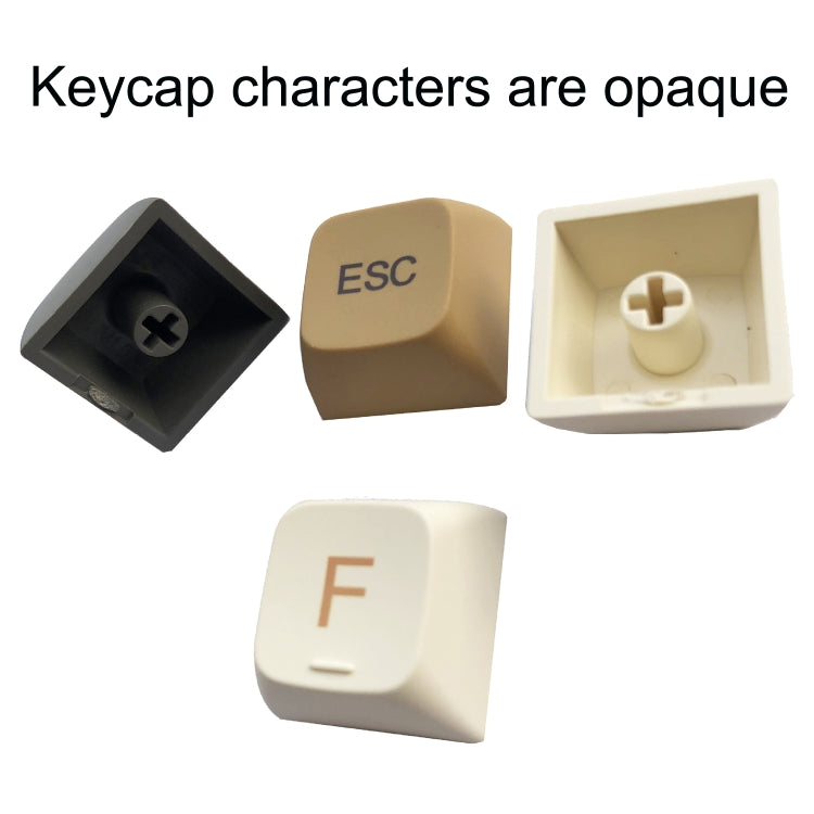 Matcha 124 Keys Sublimation Mechanical Keyboard PBT Keycaps - Silicone / Sticker by PMC TechLife | Online Shopping South Africa | PMC TechLife