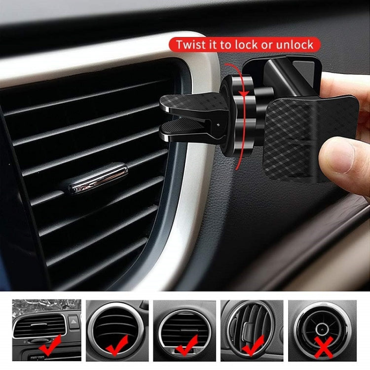 360-degree Rotating Car Air Outlet Multi-functional Mobile Phone Holder(Black) - Car Holders by PMC Jewellery | Online Shopping South Africa | PMC Jewellery