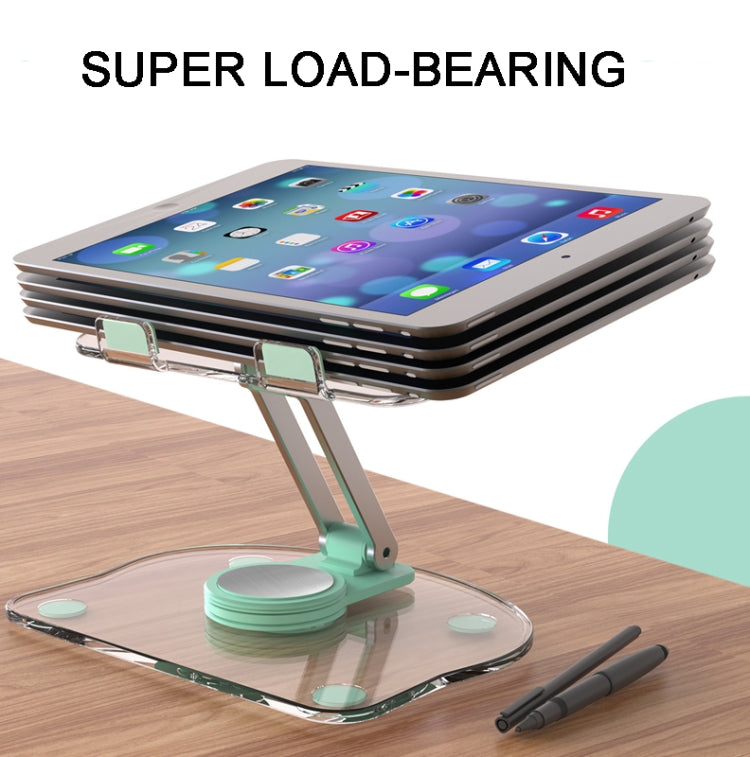 KF-Z11 Acrylic Tablet PC Mobile Phone Bracket Desktop Rotating Foldable Lazy Non-slip Phone Support Frame(Pink) - Desktop Holder by PMC TechLife | Online Shopping South Africa | PMC TechLife