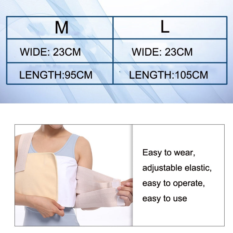 Left L Chest Compression Fixation Strap Breast Surgery Chest Strap(Beige) - Corrector by PMC Jewellery | Online Shopping South Africa | PMC Jewellery