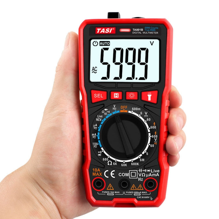 TASI TA801B Automated Manual Integral Digital Multimeter High Precision Digital Display Ammeter - Digital Multimeter by TASI | Online Shopping South Africa | PMC TechLife | Buy Now Pay Later Mobicred