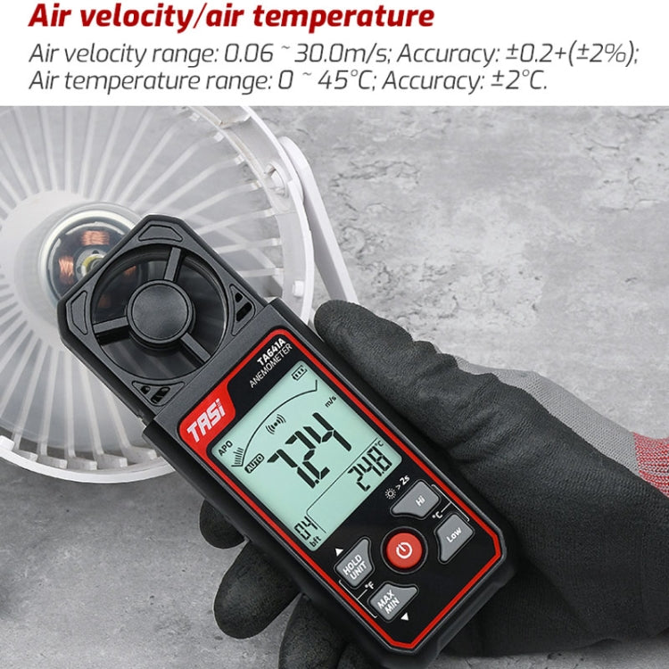 TASI TA641A High Precision Wind Speed Instrument Wind Volume Tester Handheld Wind Speed Meter - Tachometers & Anemometer by TASI | Online Shopping South Africa | PMC Jewellery | Buy Now Pay Later Mobicred