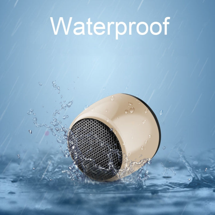 Small TWS Couplet Wireless Bluetooth Speaker Mini Smart Noise Reduction Waterproof Speaker(Gold) - Mini Speaker by PMC TechLife | Online Shopping South Africa | PMC TechLife | Buy Now Pay Later Mobicred