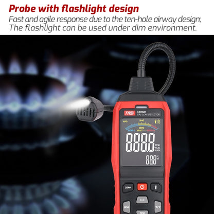 TASI TA702B Simulation Bar+Digital Display Cumbelo Gas Detector Portable Gas Testing Instrument Natural Gas Discovery Detective - Gas Monitor by TASI | Online Shopping South Africa | PMC Jewellery | Buy Now Pay Later Mobicred