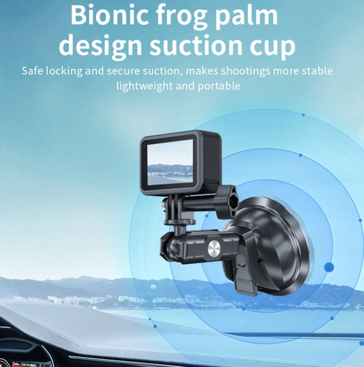 TELESIN Car Action Camera Holder Suction Cup 360 Degree Adjustable - free shipping - PMC TechLife - Order now!