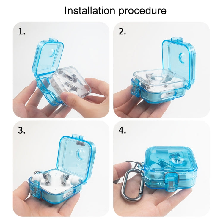 For Nothing Ear 2 Earphone Transparent Mirror PC Case(Transparent Purple) - Other Earphone Case by PMC TechLife | Online Shopping South Africa | PMC TechLife | Buy Now Pay Later Mobicred