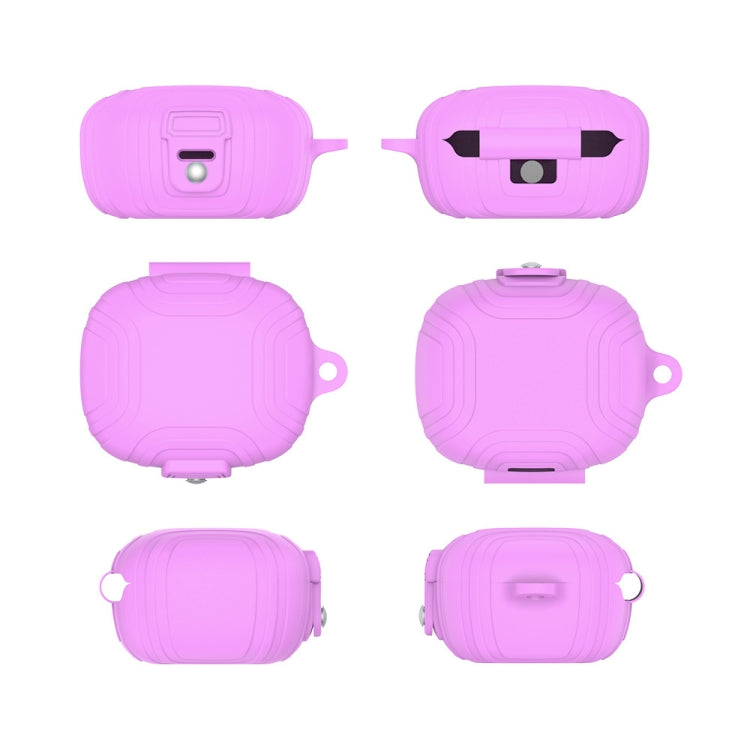 For EarFun Air Pro 3 Silicone Earphone Dustproof Storage Case(Light Purple) - Other Earphone Case by PMC TechLife | Online Shopping South Africa | PMC TechLife