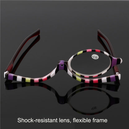 Makeup Presbyopic Glasses Multicolored Rotatable Magnifying Glass Single Piece Reading Glass, Degree: +300 - Presbyopic Glasses by PMC Jewellery | Online Shopping South Africa | PMC Jewellery