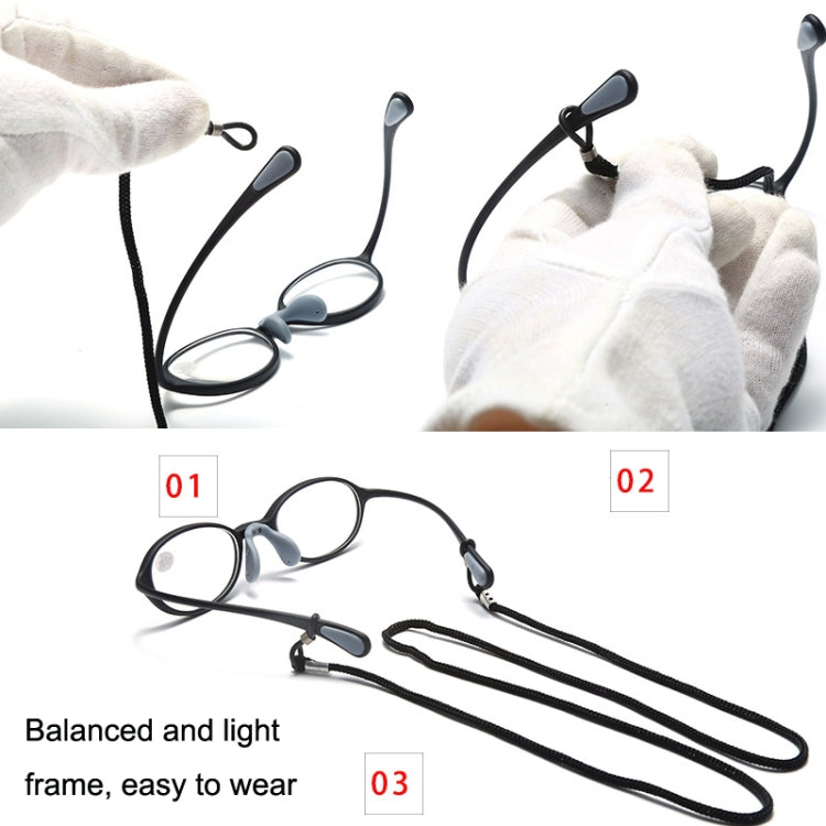 Portable Magnifying Glass Presbyopic Glasses Silicone Anti-Blue Light Reading Glasses, Degree: +100(Light Orange) - Presbyopic Glasses by PMC Jewellery | Online Shopping South Africa | PMC Jewellery