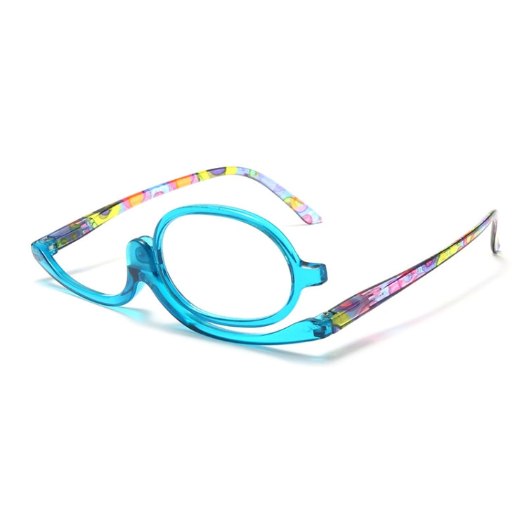 Makeup Presbyopic Glasses Monolithic Reading Glass Magnifying Glass, Degree: +100(Light Blue) - Presbyopic Glasses by PMC Jewellery | Online Shopping South Africa | PMC Jewellery