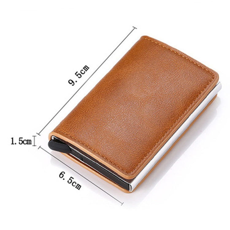 HUMERPAUL RFID Anti-Magnetic Automatic Card Set Credit Card Box Coin Bag(Red) - Antimagnetic RFID Package by HUMERPAUL | Online Shopping South Africa | PMC TechLife | Buy Now Pay Later Mobicred