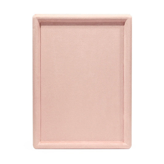 30x22x1.8cm Jewelry Tray Ring Rectangular Empty Plate Earrings Necklace Jewelry Display Plate(Pink) - Jewelry Storages by PMC Jewellery | Online Shopping South Africa | PMC Jewellery