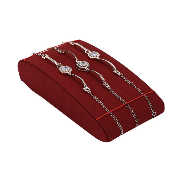 8x18x4cm Bracelet Holder Jewelry Display Rack Microfiber Jewelry Counter Display Props - Jewelry Storages by PMC Jewellery | Online Shopping South Africa | PMC Jewellery