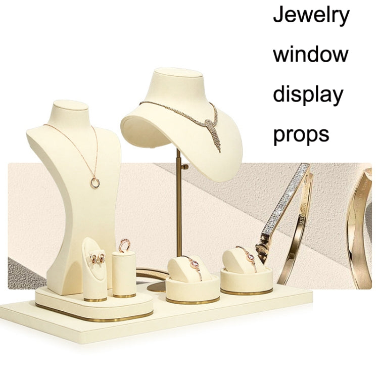 4x6cm Cylinder Ring Holder Window Jewelry Display Props Necklace Earrings Ring Jewelry Stand - Jewelry Sets by PMC Jewellery | Online Shopping South Africa | PMC Jewellery