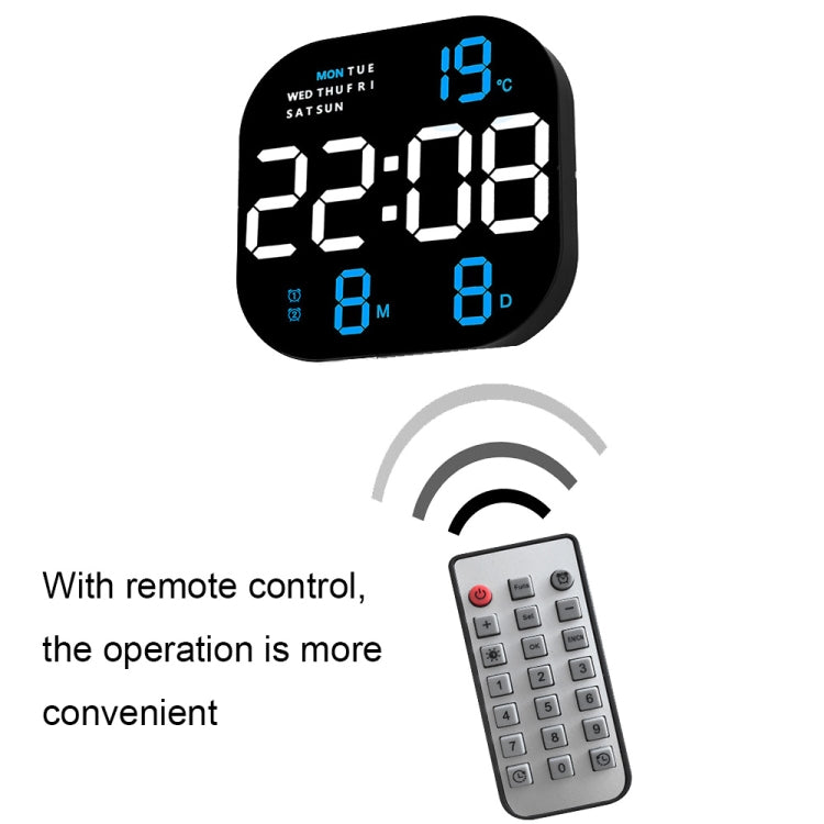 6633 LED Screen Digital Display Timing Desktop Alarm Clock Living Room Hanging Clock(Green Light) - Wall Clock by PMC TechLife | Online Shopping South Africa | PMC TechLife | Buy Now Pay Later Mobicred