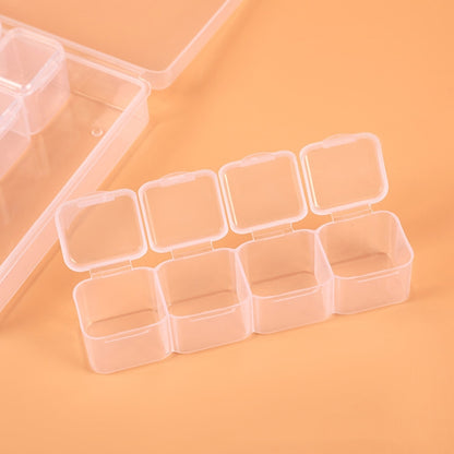 56 Slots Transparent Plastic Storage Box Jewelry Nail Art Rhinestone Bead Box, Color:  Colored - Jewelry Storages by PMC Jewellery | Online Shopping South Africa | PMC Jewellery