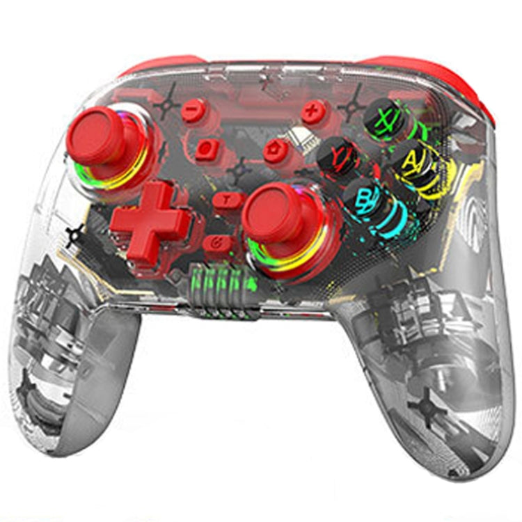 For PS3 / PS4 Dual Vibration Wireless Gamepad With RGB Lights(Red) - Gamepads by PMC Jewellery | Online Shopping South Africa | PMC Jewellery