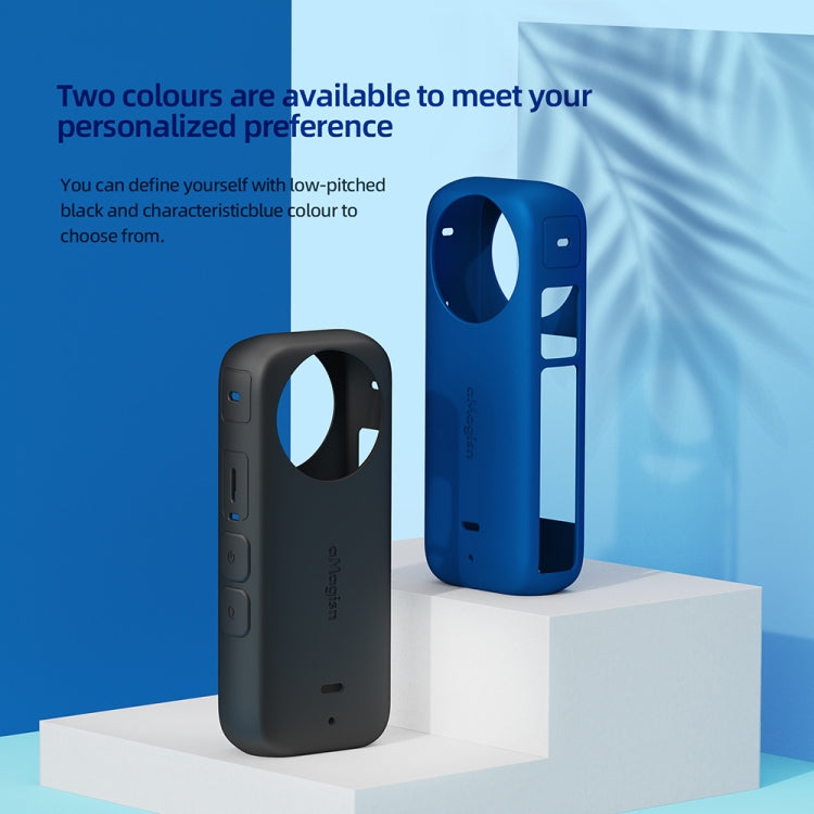 For Insta360 X3 AMagisn Body Silicone Protective Cover, Style: Body Case (black) - Case & Bags by aMagisn | Online Shopping South Africa | PMC TechLife | Buy Now Pay Later Mobicred