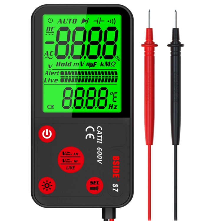 BSIDE ADMS7 Smart Thin Digital Multimeter Counts DC AC Voltmeter, Model: Standard Charging Model - free shipping - PMC TechLife - Order now!