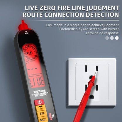 BSIDE S6 Smart Digital Multimeter Current Test Pen Capacitance Temperature Voltage Detector(Charging Model) - Digital Multimeter by BSIDE | Online Shopping South Africa | PMC Jewellery | Buy Now Pay Later Mobicred