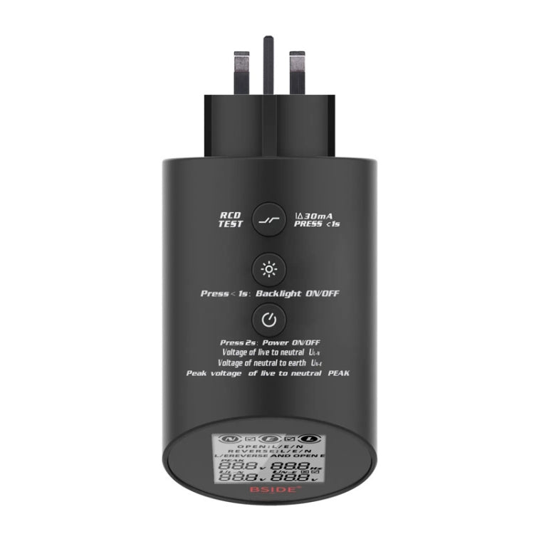 BSIDE ASTS Circuit Analyzer Plug Power Tester UK Plug - free shipping - PMC TechLife - Order now!