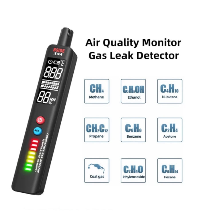 BSIDE X4A Portable Combustible Gas Detector Gas Leakage Alarm - free shipping - PMC TechLife - Order now!