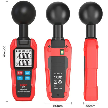 BSIDE K7 Handheld Electromagnetic Radiation Detector Electromagnetic Wave Tester - Radiation Detector by BSIDE | Online Shopping South Africa | PMC Jewellery | Buy Now Pay Later Mobicred