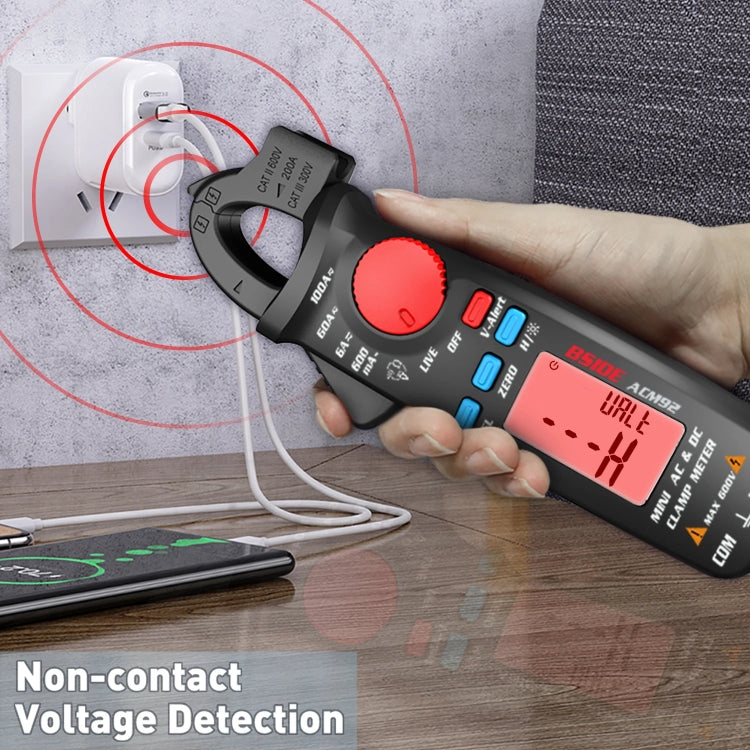 BSIDE ACM92 Digital Clamp Multimeter Current And Voltage Tester - free shipping - PMC TechLife - Order now!