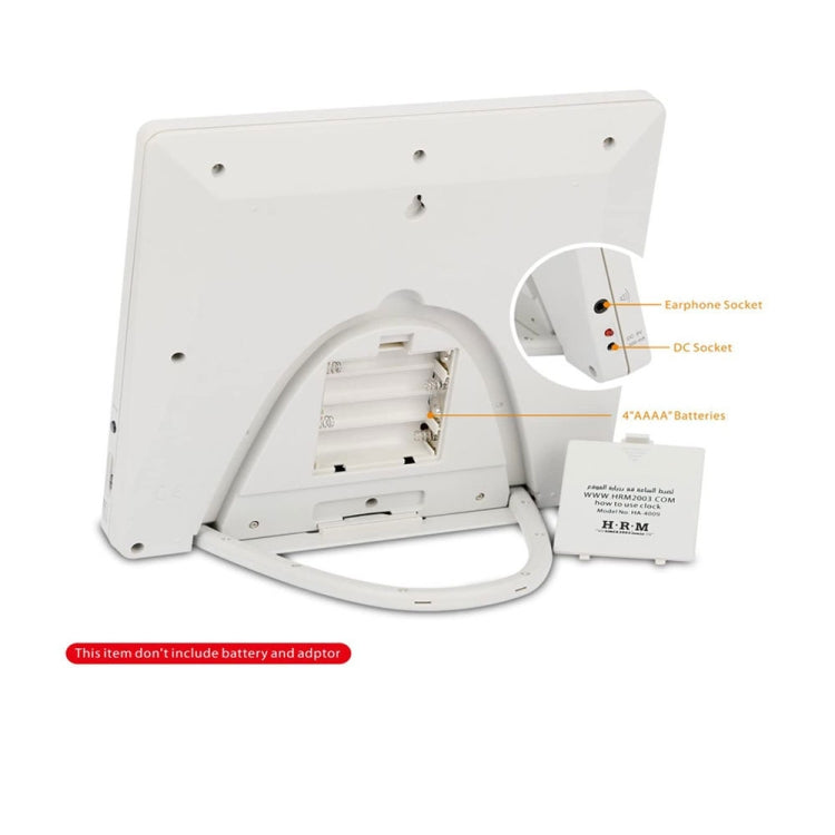 Desktop Digital Perpetual Calendar Study Alarm Clock(Gold) - Alarm Clocks by PMC TechLife | Online Shopping South Africa | PMC TechLife | Buy Now Pay Later Mobicred