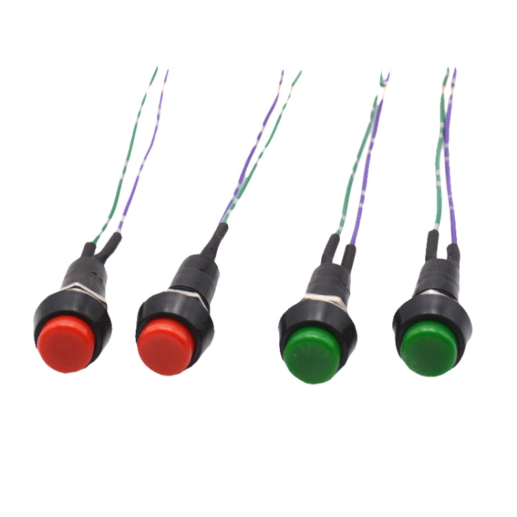 2pcs Car Modification Horn Switch Universal Button Modification Small Switch(Red Button) - free shipping - PMC TechLife - Order now!