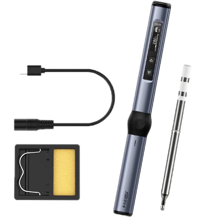 FNIRSI 4pcs/ Set Mini Soldering Station Digital Display Constant Temperature Smart Soldering Iron, Color: Blue Standard BC2 - free shipping - PMC TechLife - Order now!