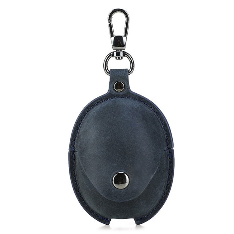 For Huawei FreeBuds 5 CONTACTS FAMILY CF1170 Cowhide Anti-Fall Bluetooth Earphone Protective Case(Blue) - free shipping - PMC TechLife - Order now!