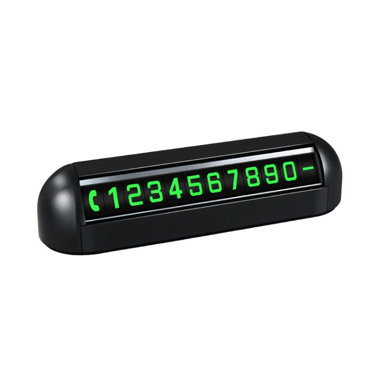 Automobile Temporary Parking License Plate Move Car Phone Number Cards(Black) - Parking Card by PMC TechLife | Online Shopping South Africa | PMC TechLife