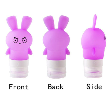 Multi-purpose Outdoor Travel Portable Bottle Squeeze Bottle Silicone Little Empty Bottle, Capacity:75ml(Pink) - Cosmetics bottle by PMC Jewellery | Online Shopping South Africa | PMC Jewellery