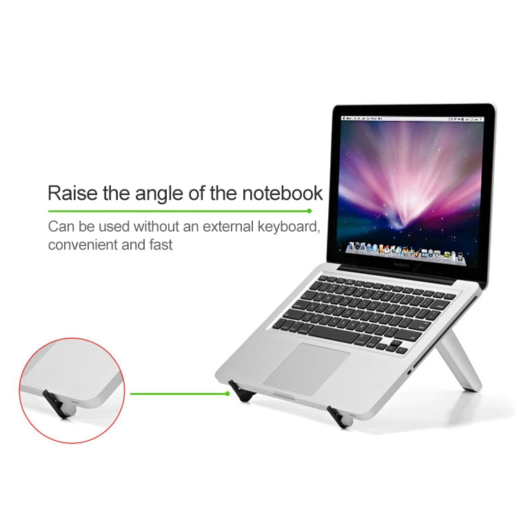 Tablet PC Laptop Desktop Bracket Cooling Triangle Bracket(Black) - Laptop Stand by PMC Jewellery | Online Shopping South Africa | PMC Jewellery