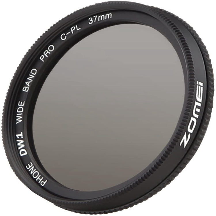 ZOMEI Camera Filter 37MM CPL Polarizer Mobile Phone External Lens(Black) - Others Lens by ZOMEI | Online Shopping South Africa | PMC Jewellery