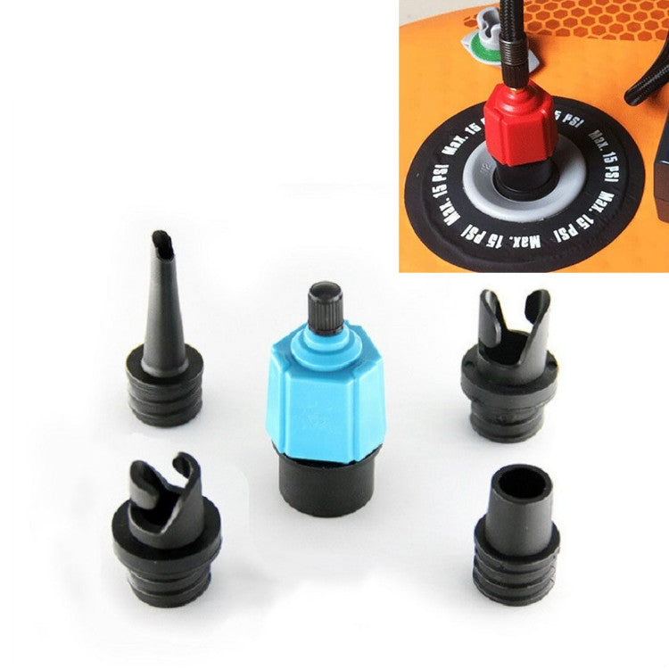 Surfing Paddle Board Rubber Boat Inflatable Bed Air Valve Adapter Car Air Pump Adapter(Blue) - Inflatable Pump by PMC TechLife | Online Shopping South Africa | PMC TechLife
